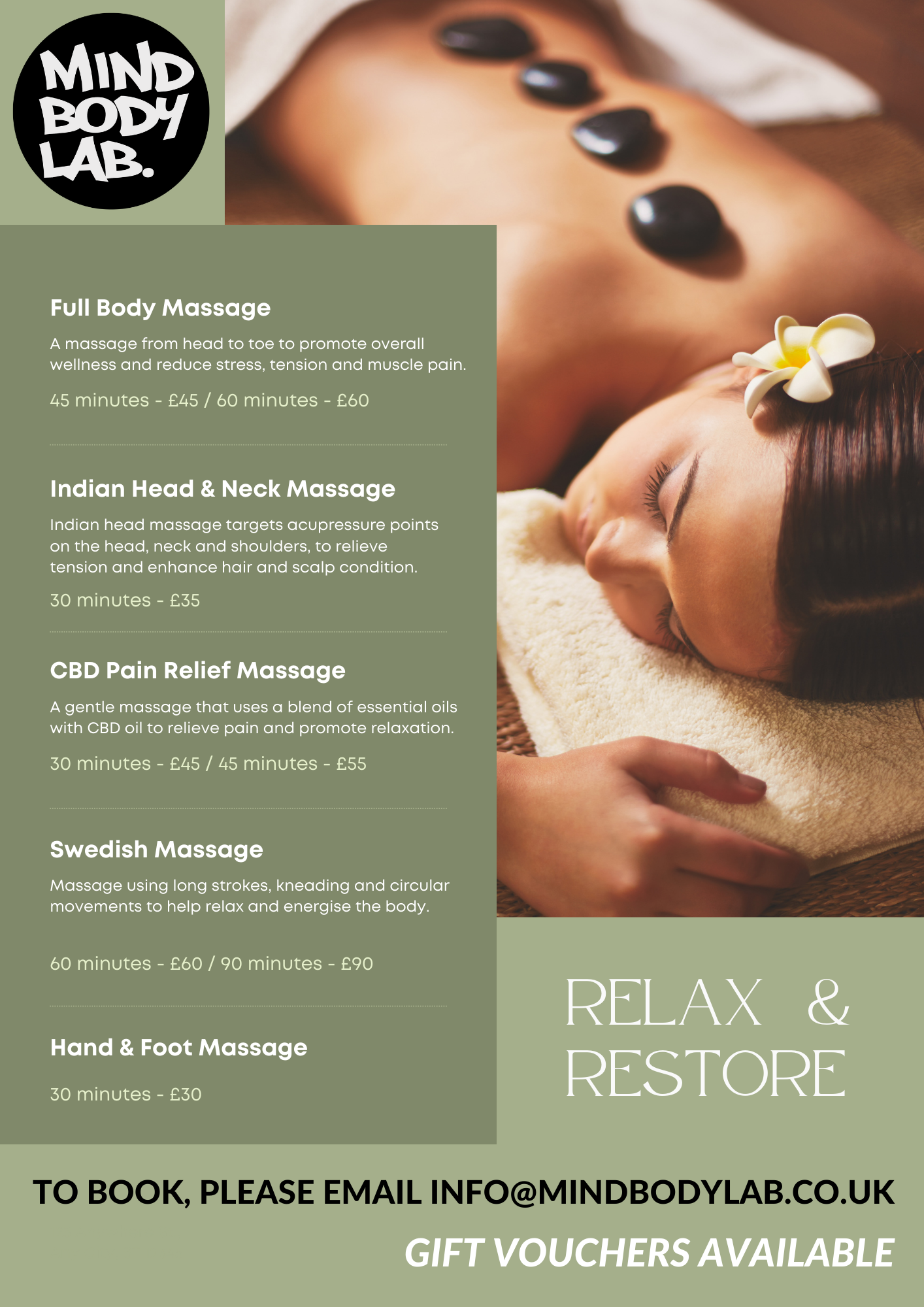 Massage therapy